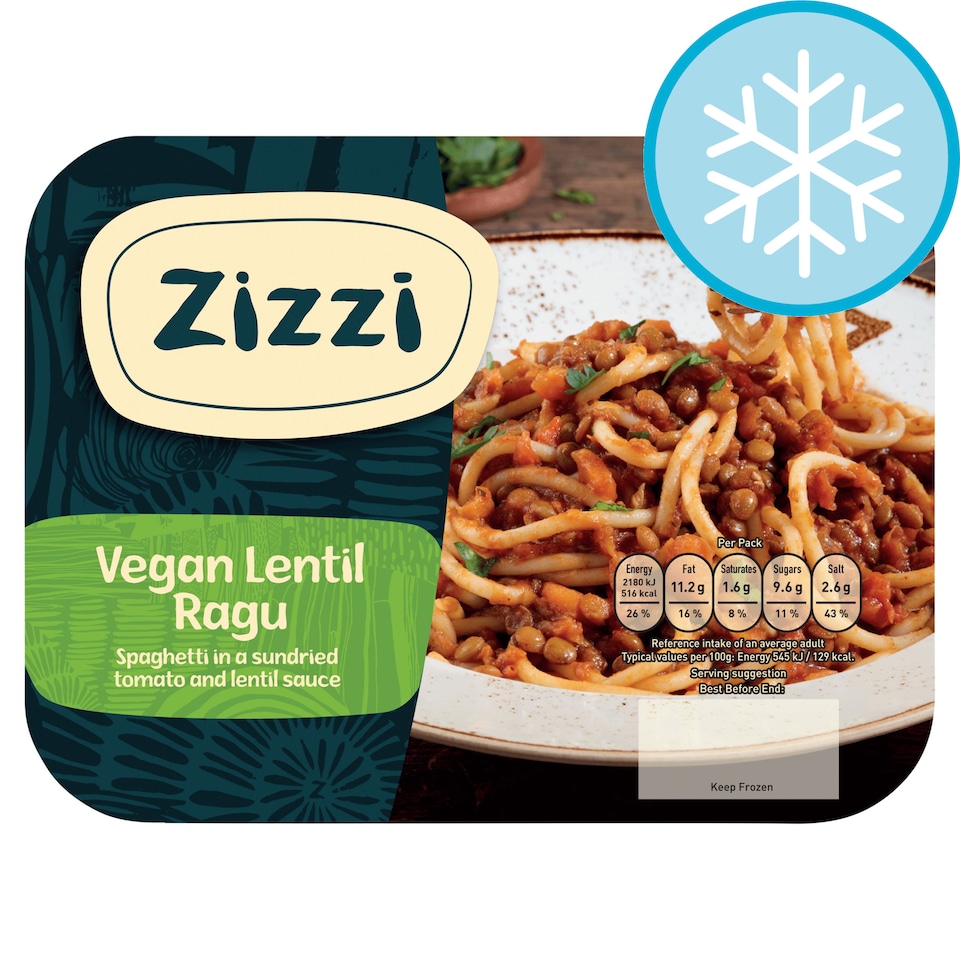 image 1 of Zizzi Vegan Lentil Ragu 400g