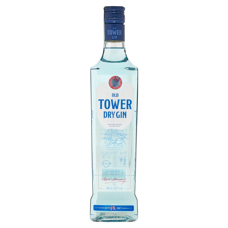 Old Tower Dry gin 37,5% 700 ml