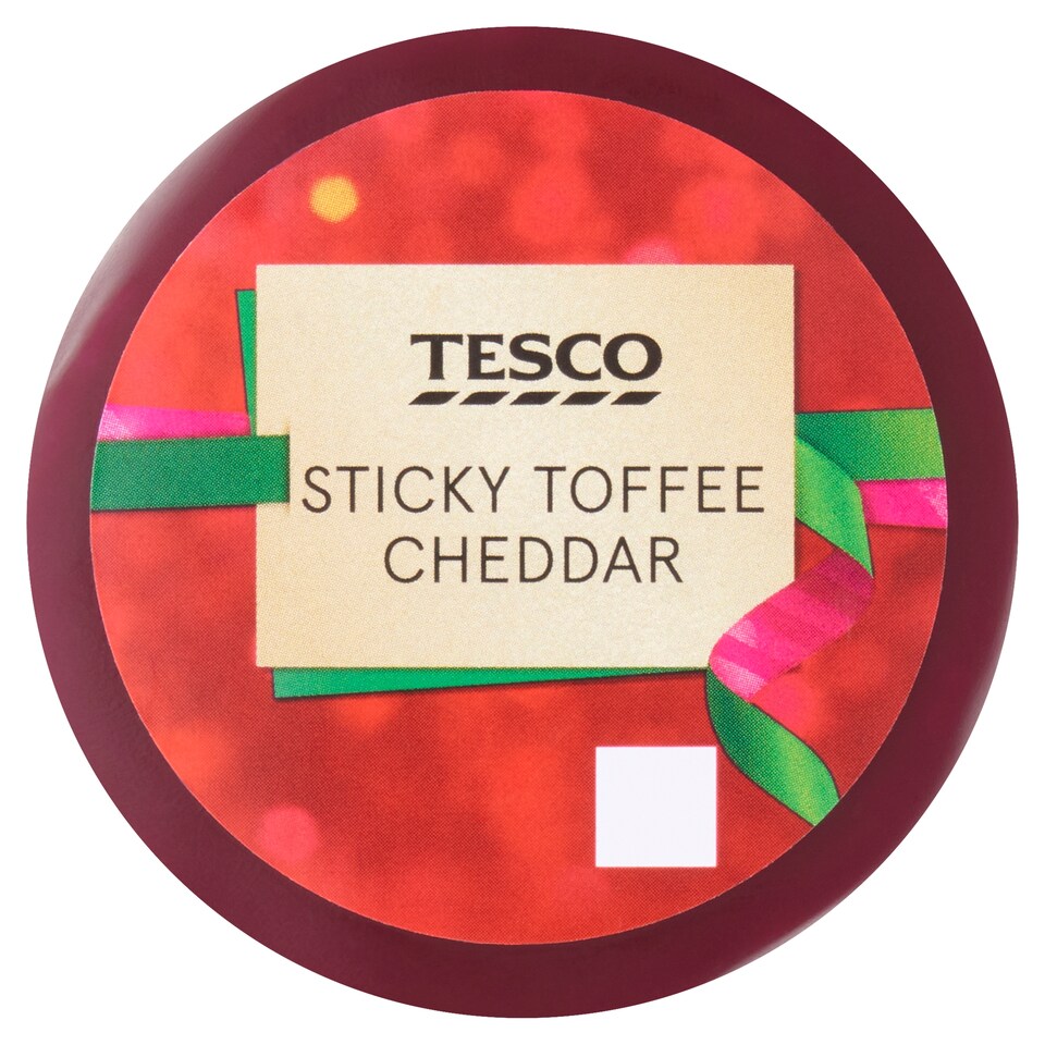 Tesco Sticky Toffee Cheddar Truckle 100G