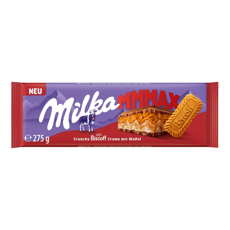 MILKA BISCOFF CHOCOLATE TABLET 275 g