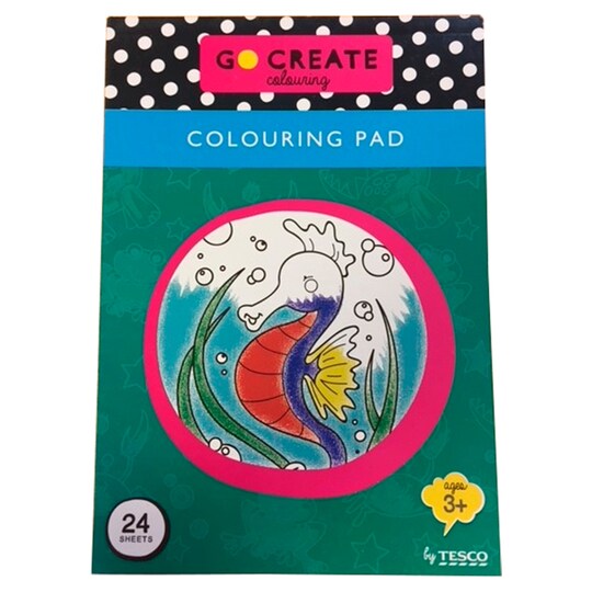 Download Go Create Colouring Pad A5 Tesco Groceries