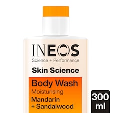 INEOS Skin Science Mandarin + Sandalwood Body Wash 300ml
