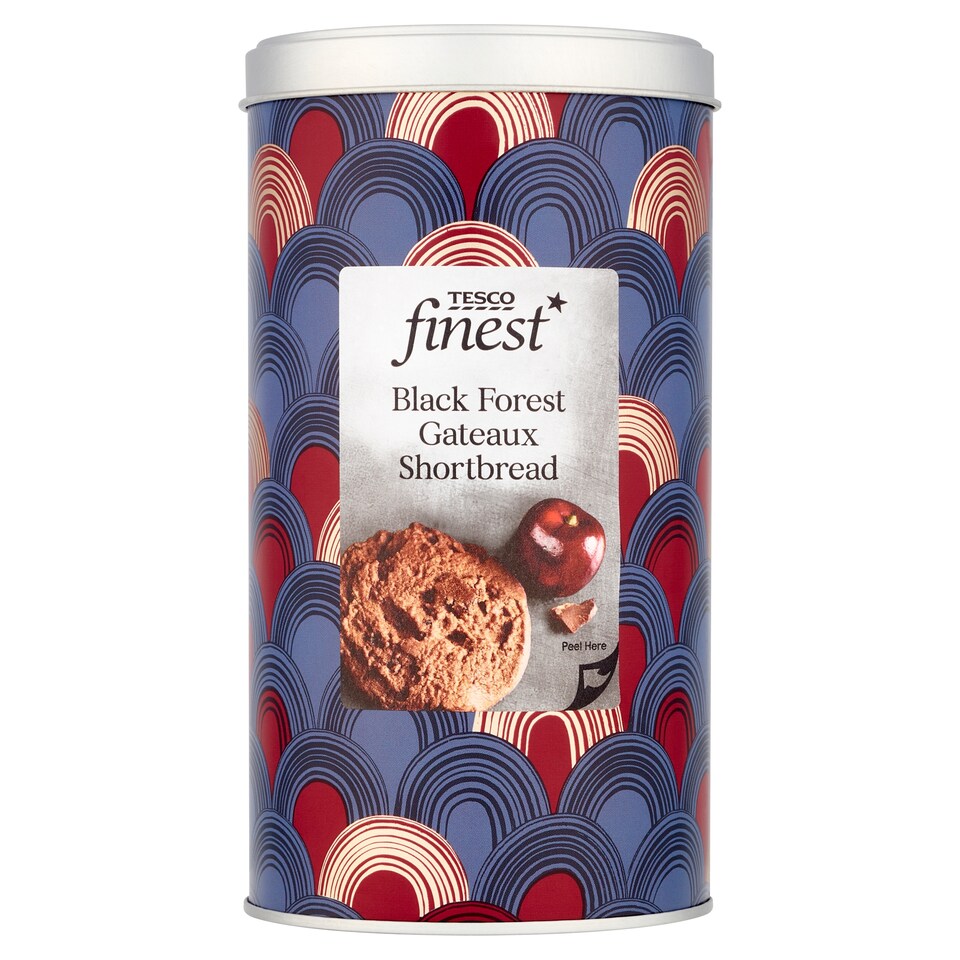 Tesco Finest Black Forest Gateaux Shortbread 160G
