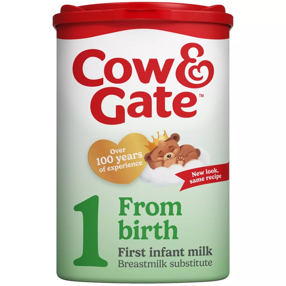 image 1 of Cow & Gate 1 First Infant Baby Milk Formula Powder from Birth 800g