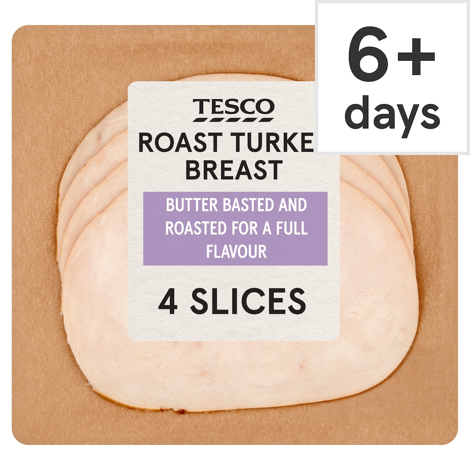 Tesco Deli Roast Turkey Breast 120G