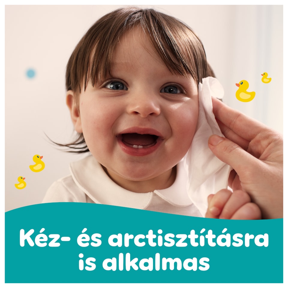 Pampers Fresh Clean Baby Nedves Törlőkendő, 4 Csomag x 80 Törlőkendő  db Baba Nedves Törlőkendő  1. kép