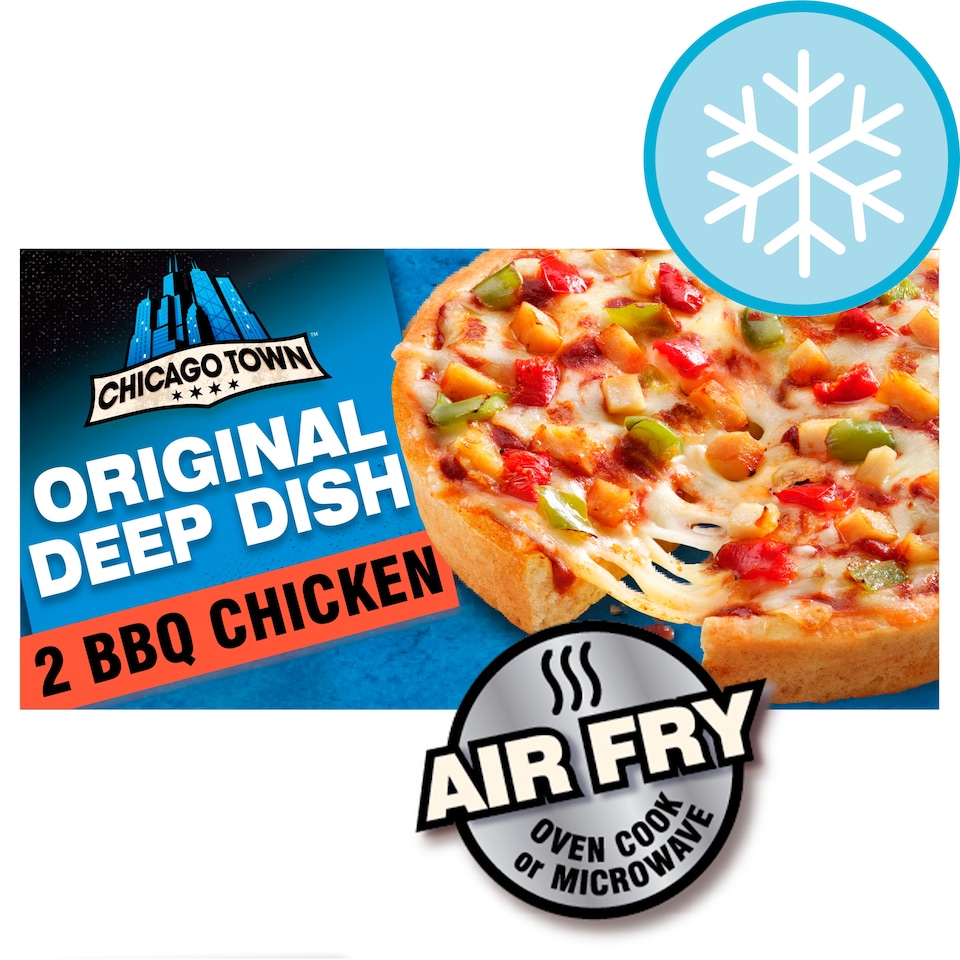 image 1 of Chicago Town Deep Dish BBQ Chicken Pizza 2x160g