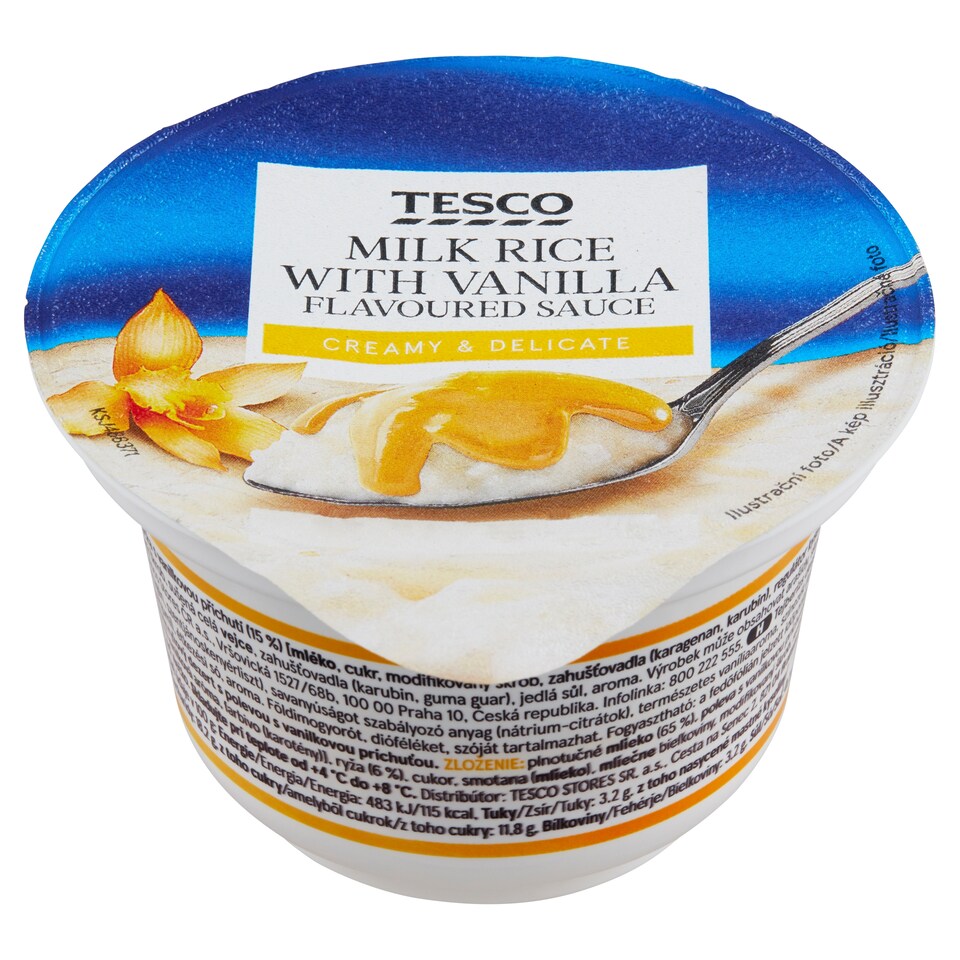 image 1 of Tesco Milk Rice with Vanilla Flavoured Sauce 200 g
