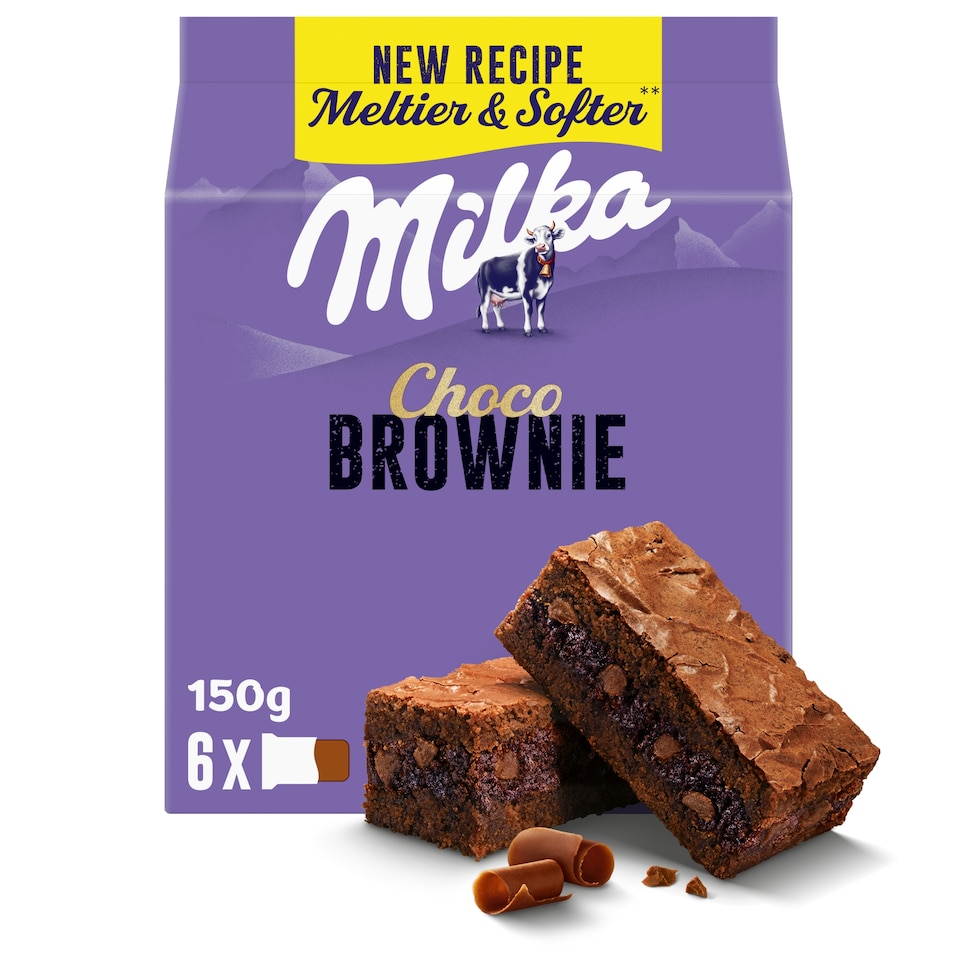 Milka Choco Brownie with Alpine Milk Chocolate 6 pcs 150 g