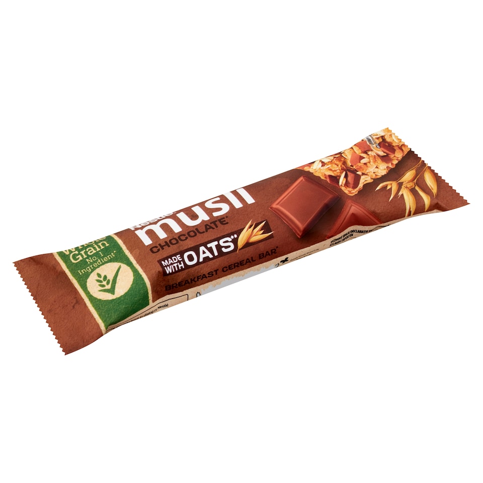 Nestlé Musli Chocolate tejcsokoládés müzliszelet reggelihez 35 g  1. kép