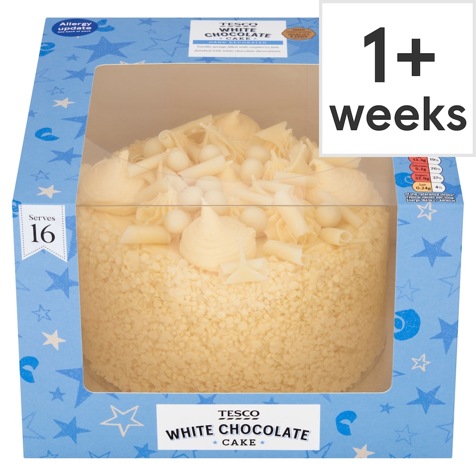 Tesco White Chocolate Cake Tesco Groceries