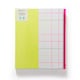 image 1 of Paperchase Neon Grid 8x10 Wallet Weekly Planner