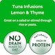 image 4 of John West Lemon & Thyme No Drain Tuna Infusions 80g
