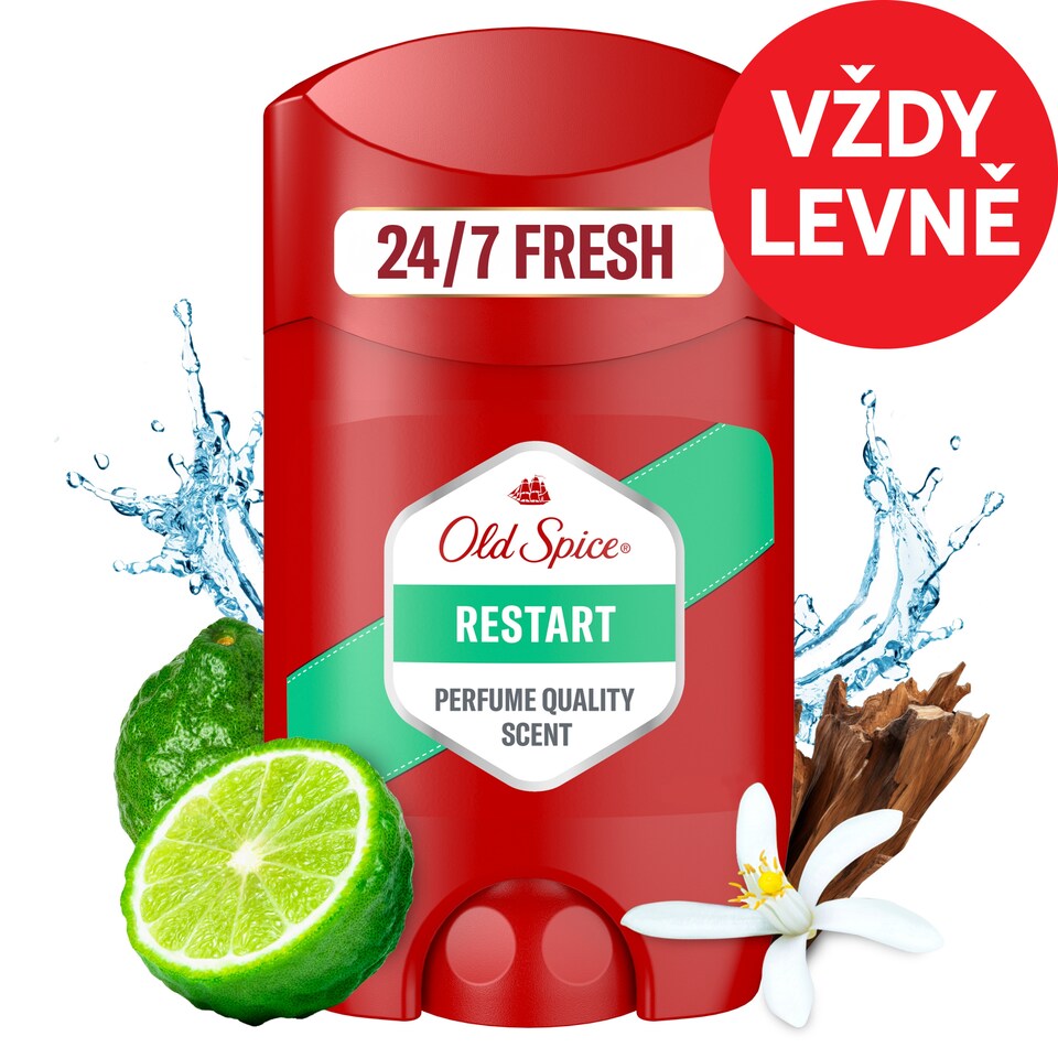 Obrázek 1 pro produkt Old Spice Restart Tuhý Deodorant Pro Muže 50ml