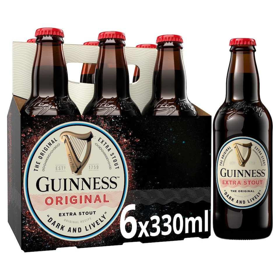 Guinness Extra Stout 6 X 330Ml