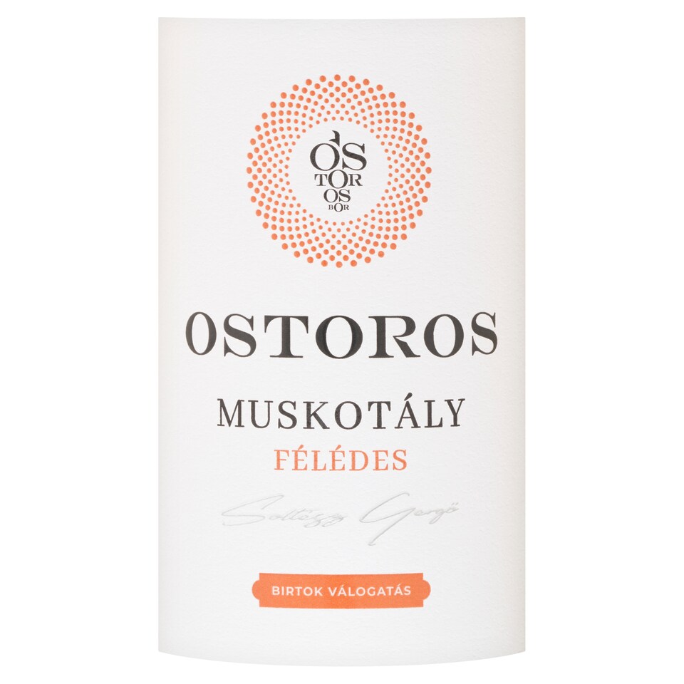 image 1 of Ostorosbor Felső-Magyarországi Muskotály Semi-Sweet White Wine 11% 750 ml