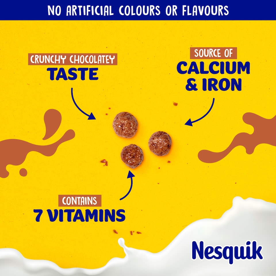 image 1 of Nestlé Nesquik Chocolate Minis Cereal 300g