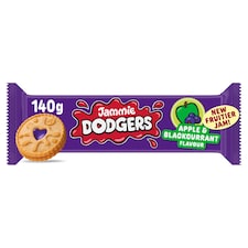 Jammie Dodgers Apple & Blackcurrant Biscuits 140g