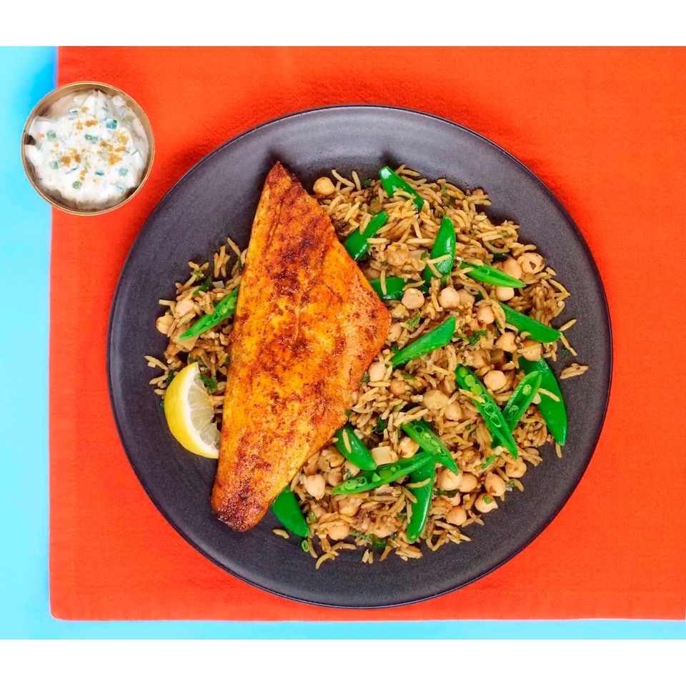 image 1 of Tilda Limited Edition Saag Aloo Basmati Rice 250g