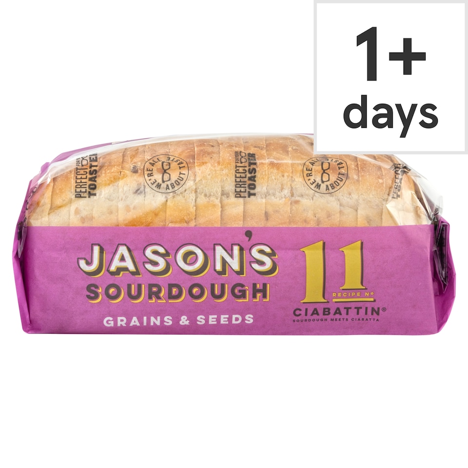 Jason's Sourdough Grains & Seeds Ciabattin 900g