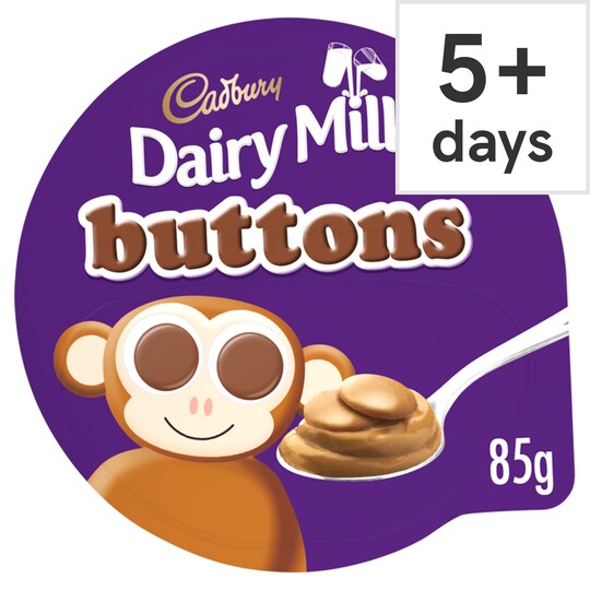 Cadbury Dairy Milk Chocolate Buttons Dessert 85G Tesco Groceries