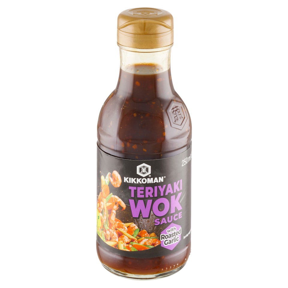 Kikkoman Teriyaki wok omáčka s pečeným česnekem 250ml