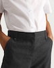 image 2 of F&F School Girls 2-Pack Regular Fit Longer Length Trousers in Grey