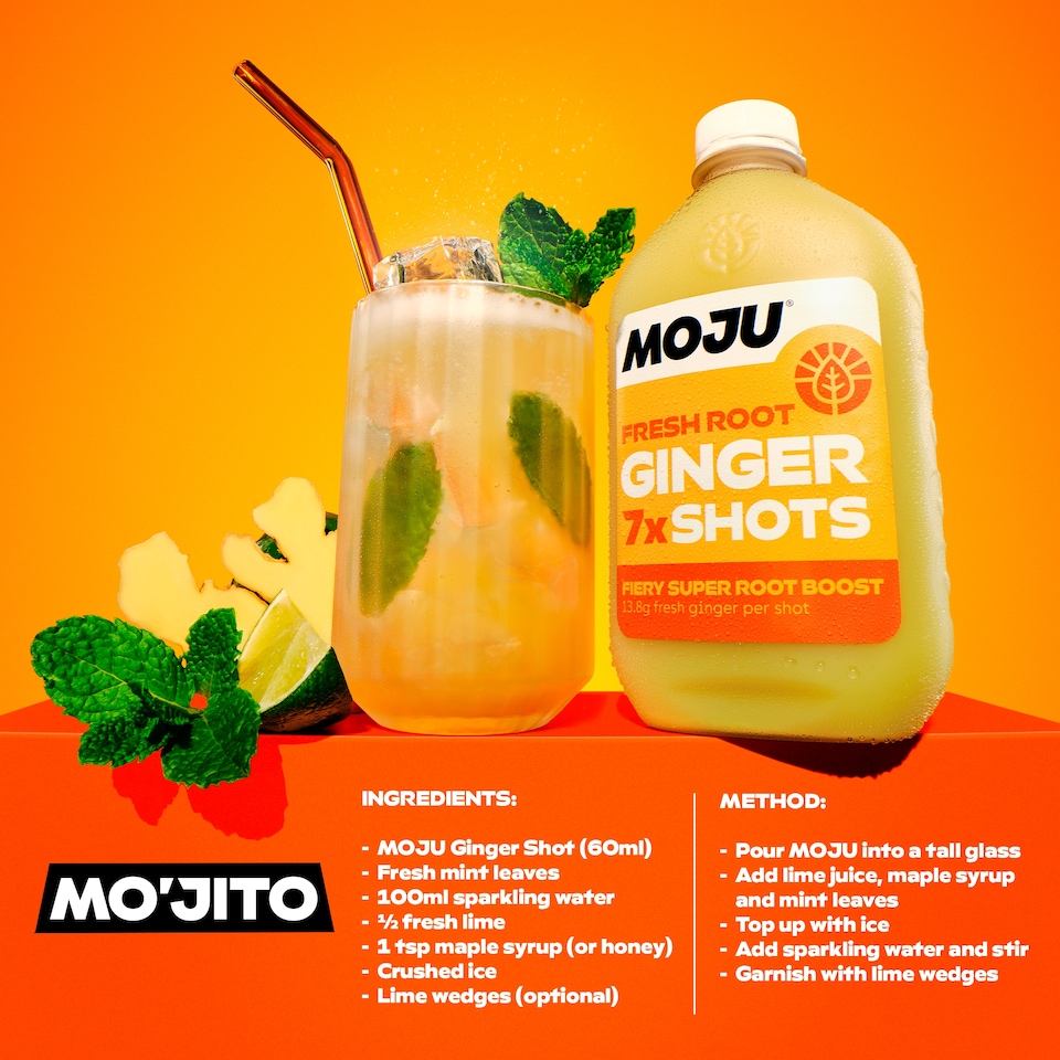 image 1 of MOJU Ginger Dosing Bottle 7x Shots 420ml