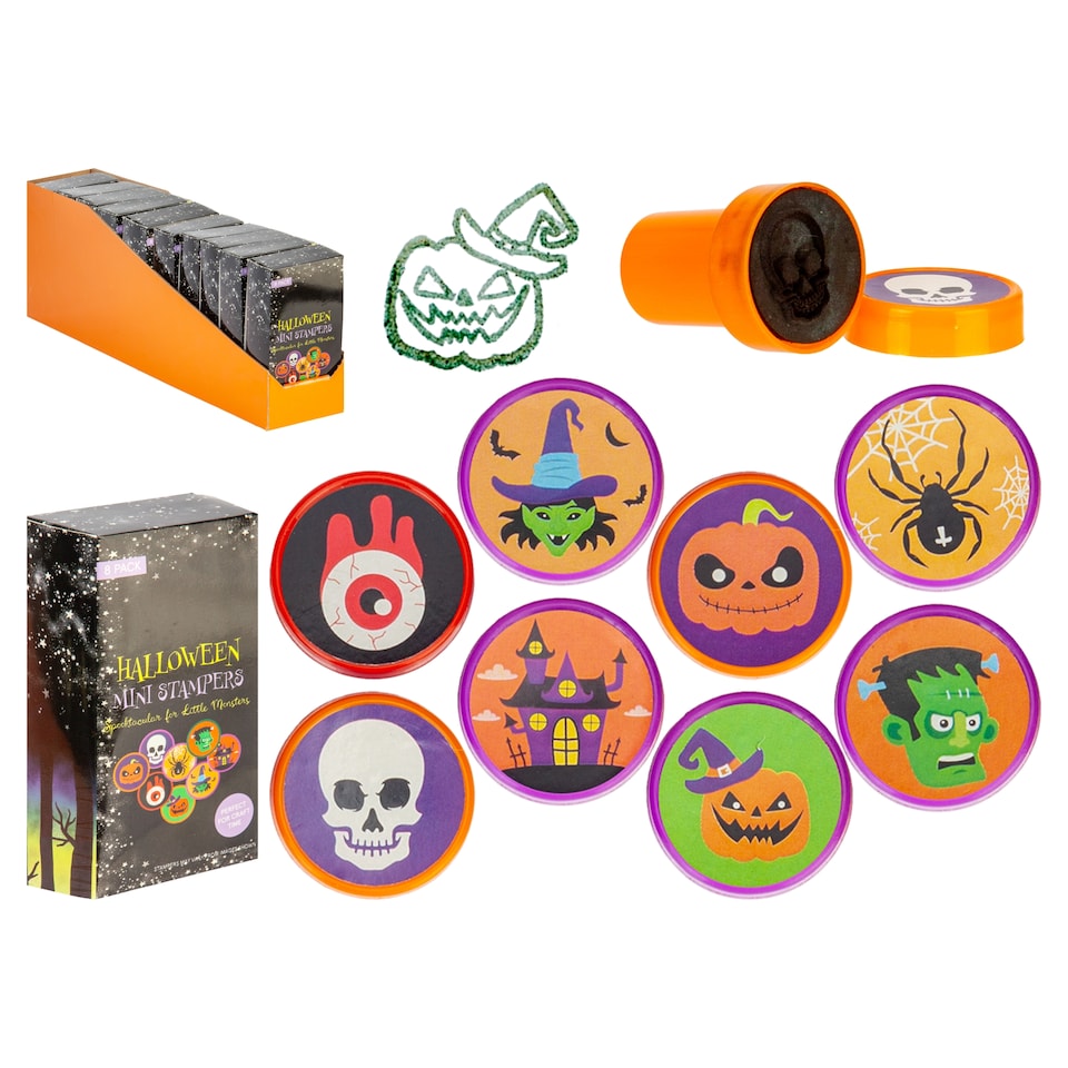 Halloween Craft Mini Stampers 8 Pack