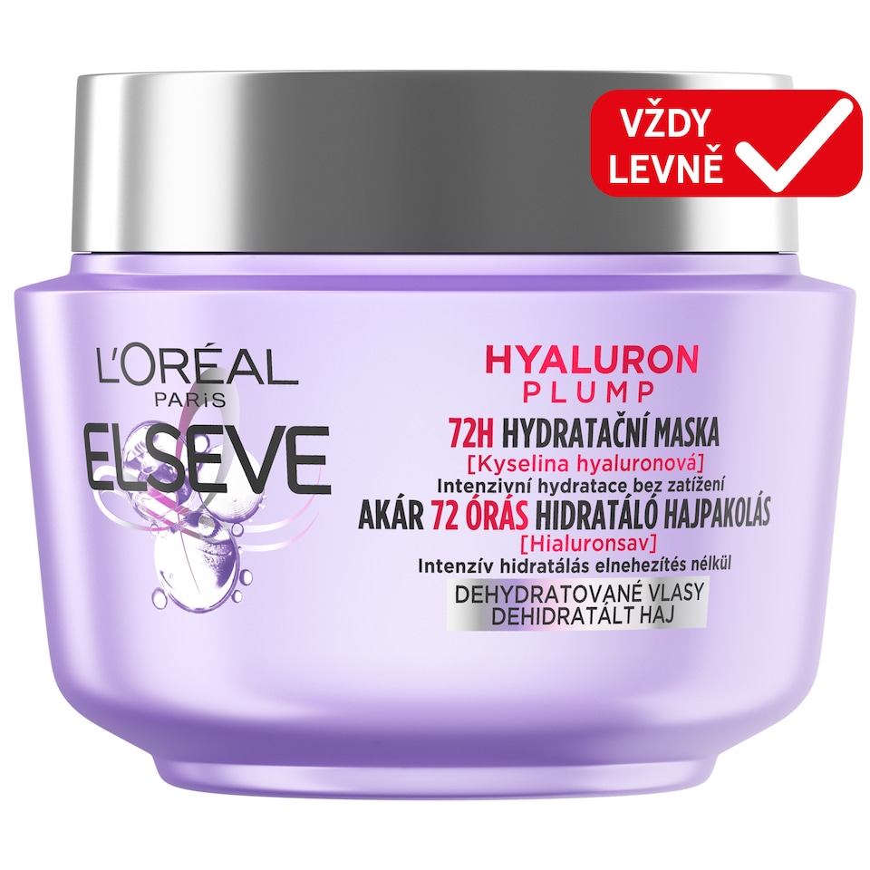 L´Oréal Paris Elseve Hyaluron Plumpp 72 H hydrating mask with hyaluronic acid, 300 ml