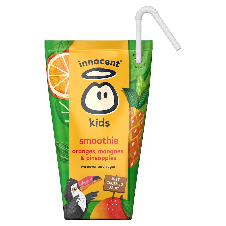 image 1 of innocent Kids Orange, Mango & Pineapple Smoothies 10x150ml