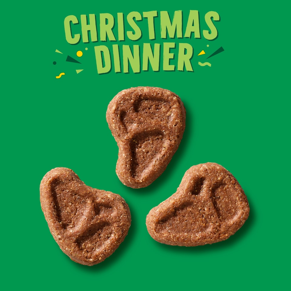 image 1 of Wagg Christmas Dinner Rich in Turkey with gravy Dog Treats 100g 