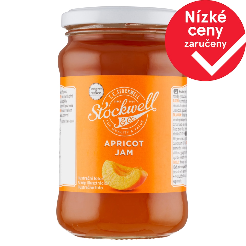 Stockwell & Co. Meruňkový džem 450g