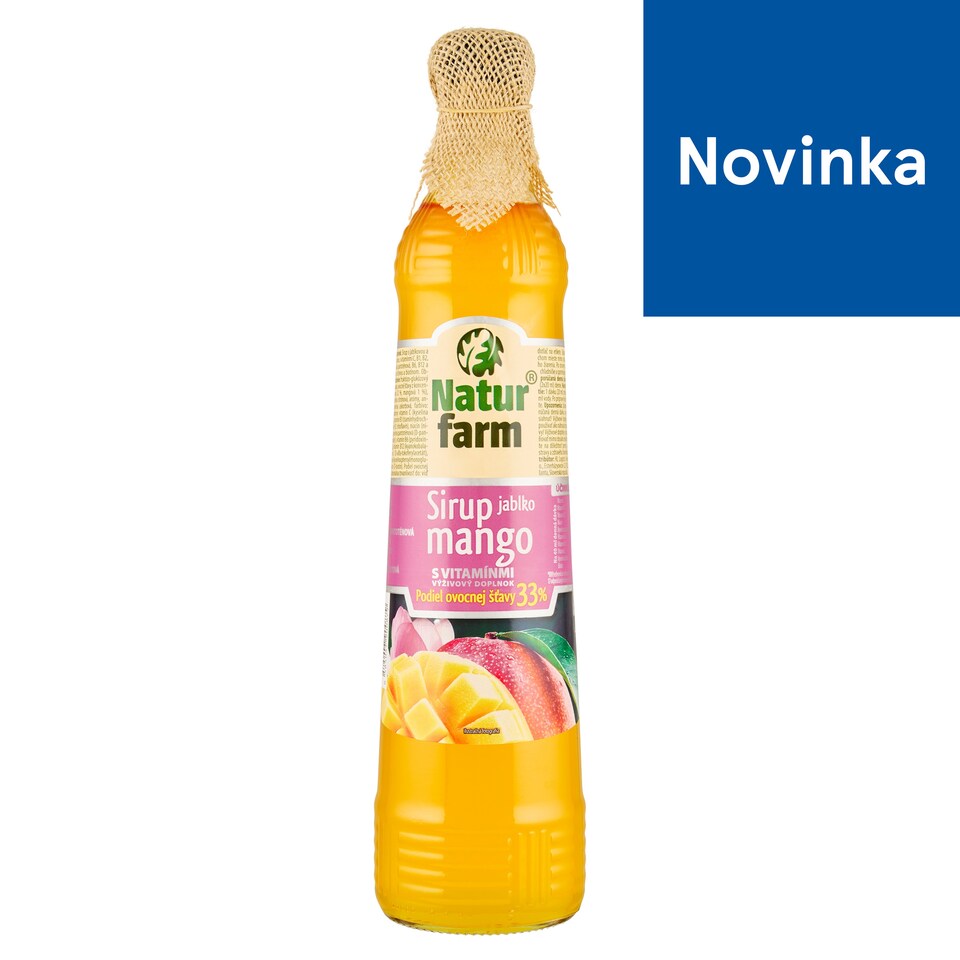 obrázok 1 z Natur Farm Sirup jablko mango s vitamínmi 0,7 l