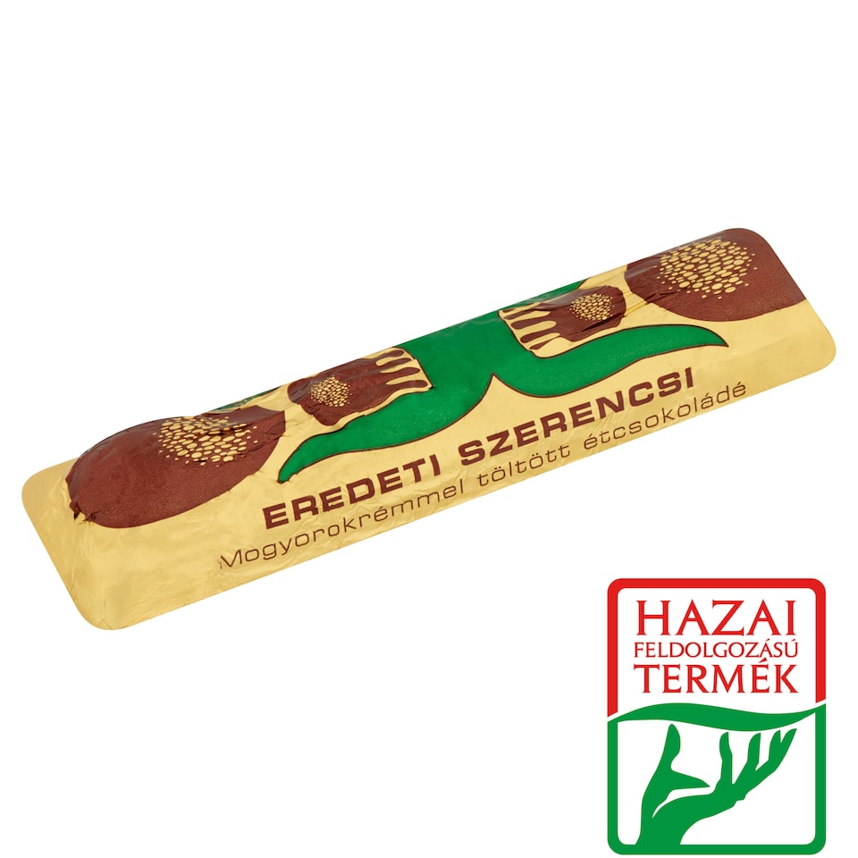Szerencsi Retró Dark Chocolate with Hazelnut Cream Filling 38 g