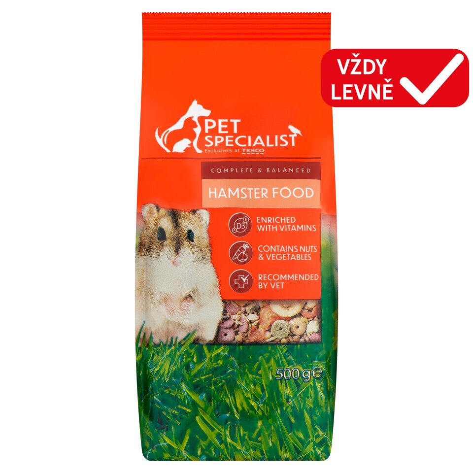 Pet Specialist Kompletní krmivo pro křečky 500g