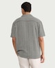 image 4 of The F&F Edit Cotton Rich Striped Short Sleeve Shirt in Multi Black