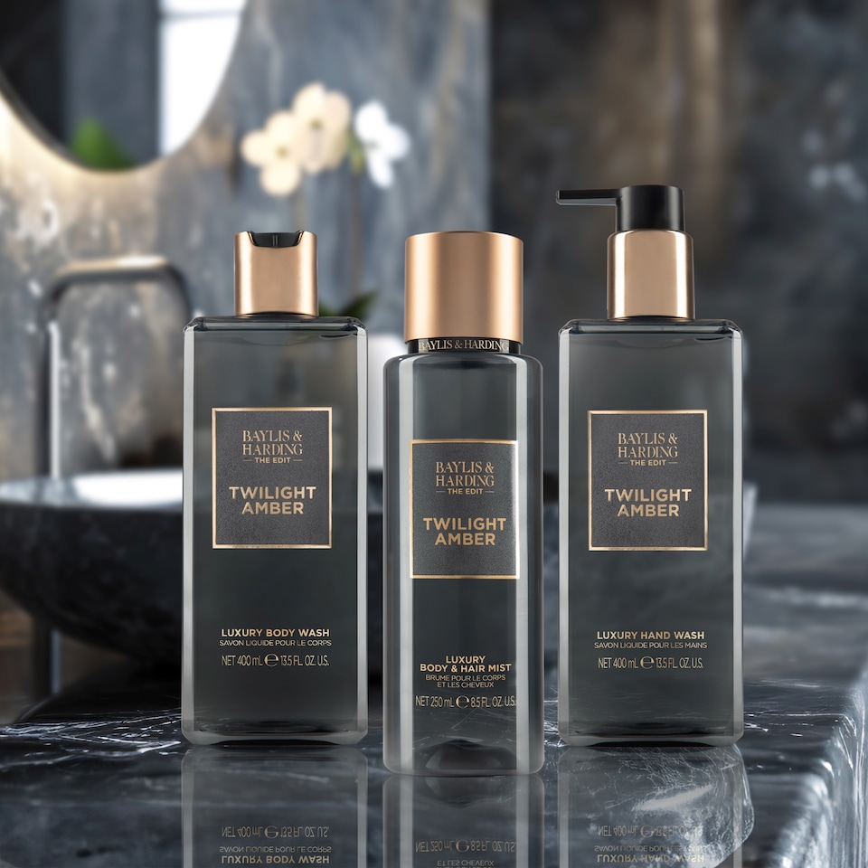 image 1 of Baylis & Harding EDIT Twilight Amber Body & Hair Mist 250ml