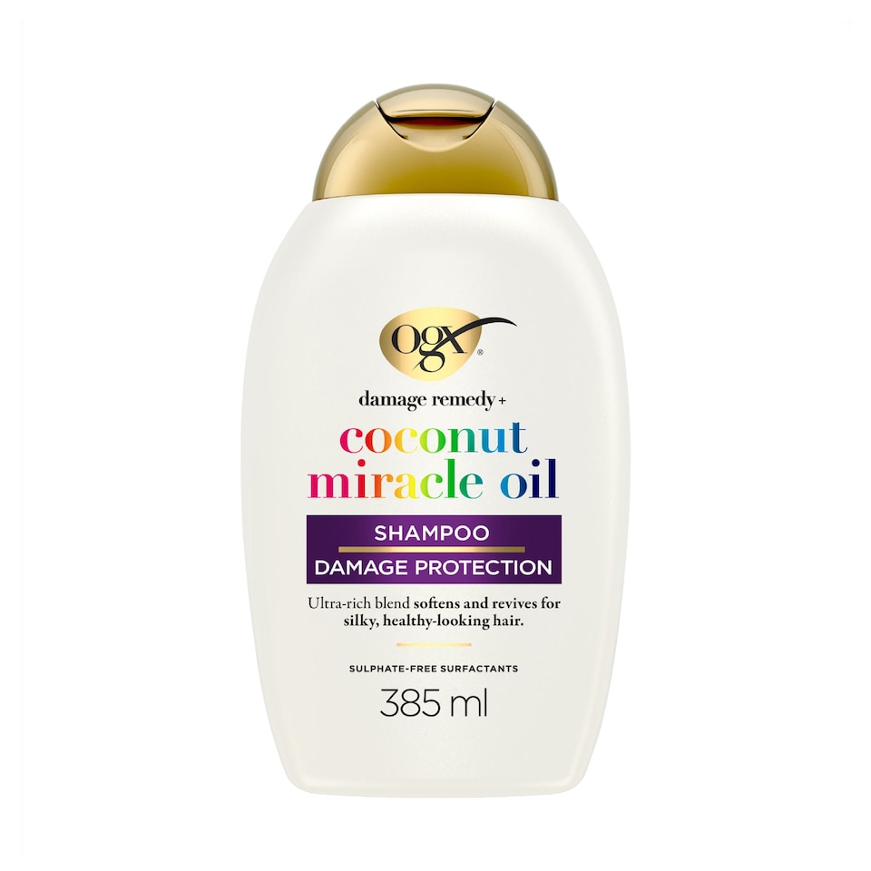 image 1 of OGX Coconut Miracle Oil Shampoo for Damaged Hair 385ml