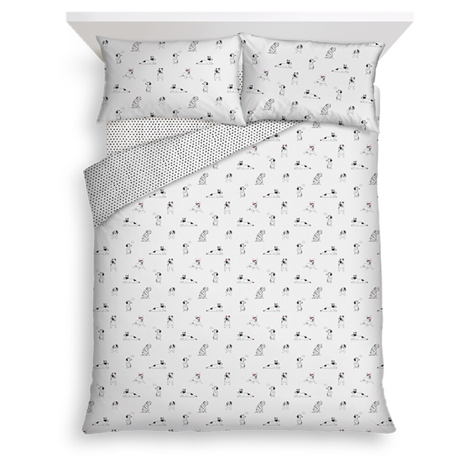 Tesco Dog Jersey Bedset Double