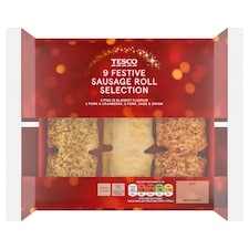 Tesco 9 Sausage Roll Selection Pack 270g