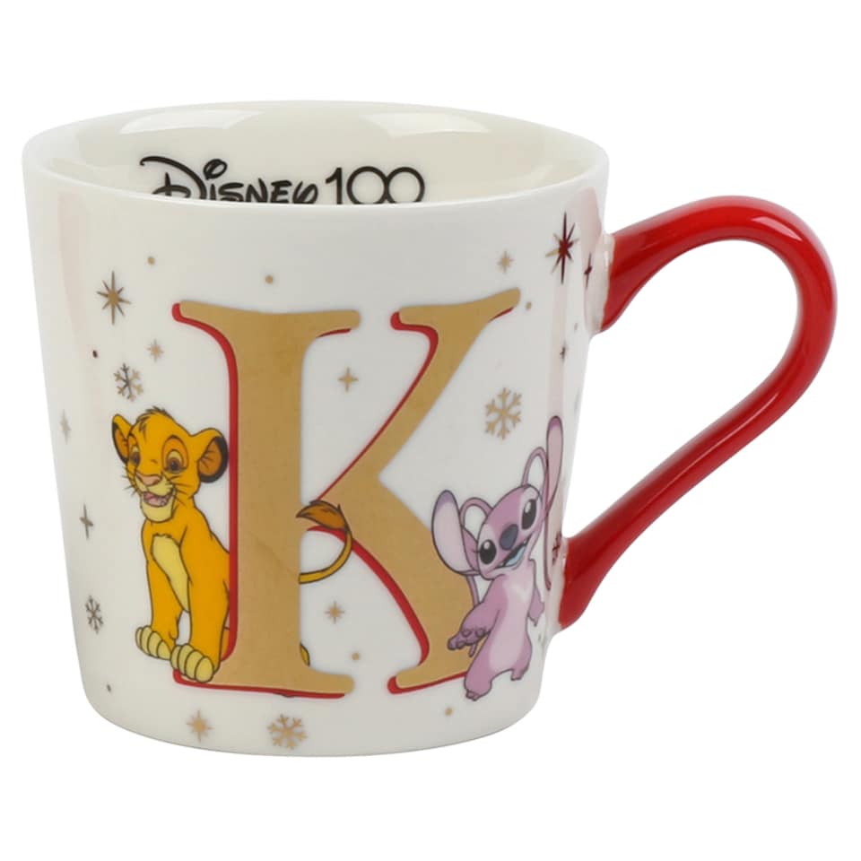 Tesco Disney 100 Alphabet Mug K