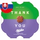 image 1 of Milka Thank You Box of Chocolates, Cocoa Filling 44 g