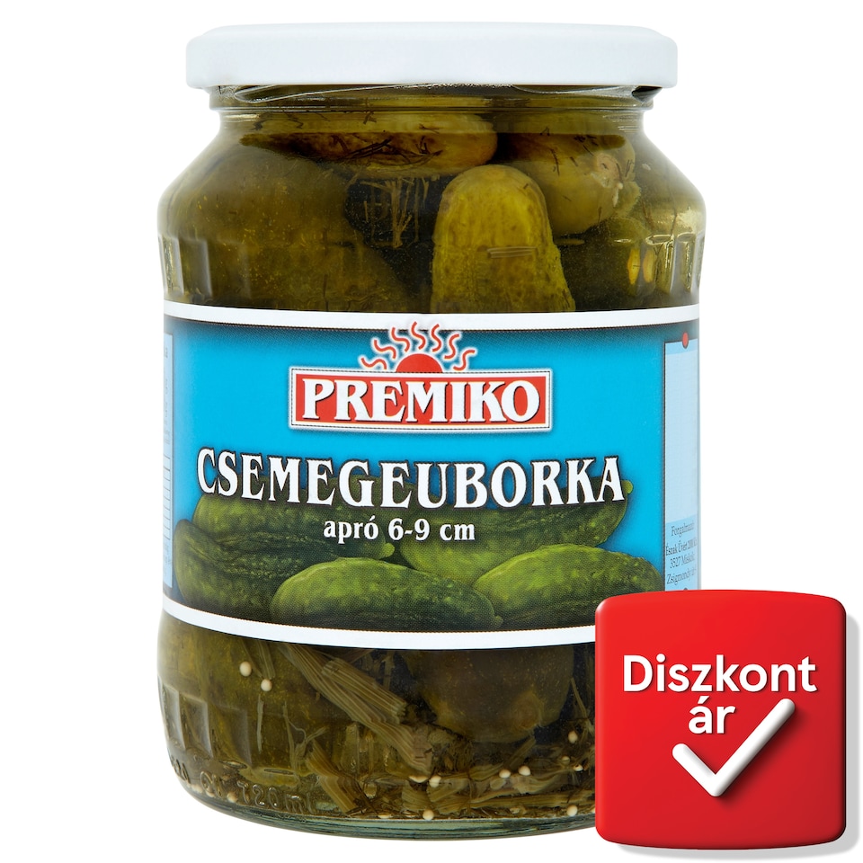 Premiko Pickled Gherkins 6-9 cm 680 g