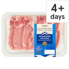 Tesco Pork Loin Steaks600g