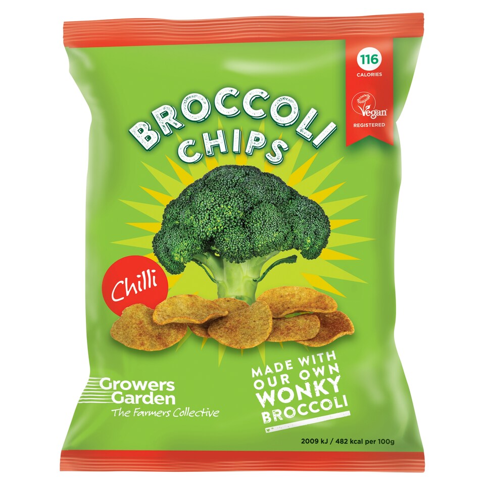 Grower Garden Broccoli Chips Chilli 24g