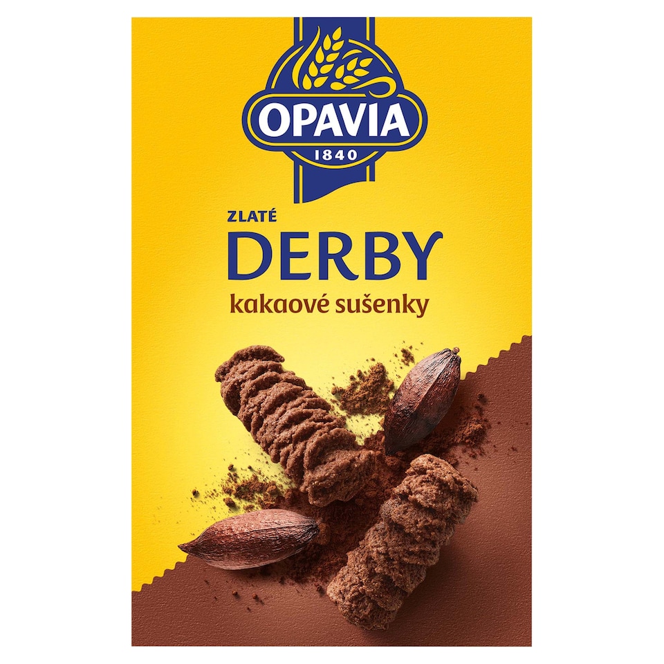 Opavia sušenky Zlaté Derby kakaové 220g