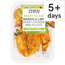 Tesco Mango & Lime Roast Chicken Mini Fillets 170g