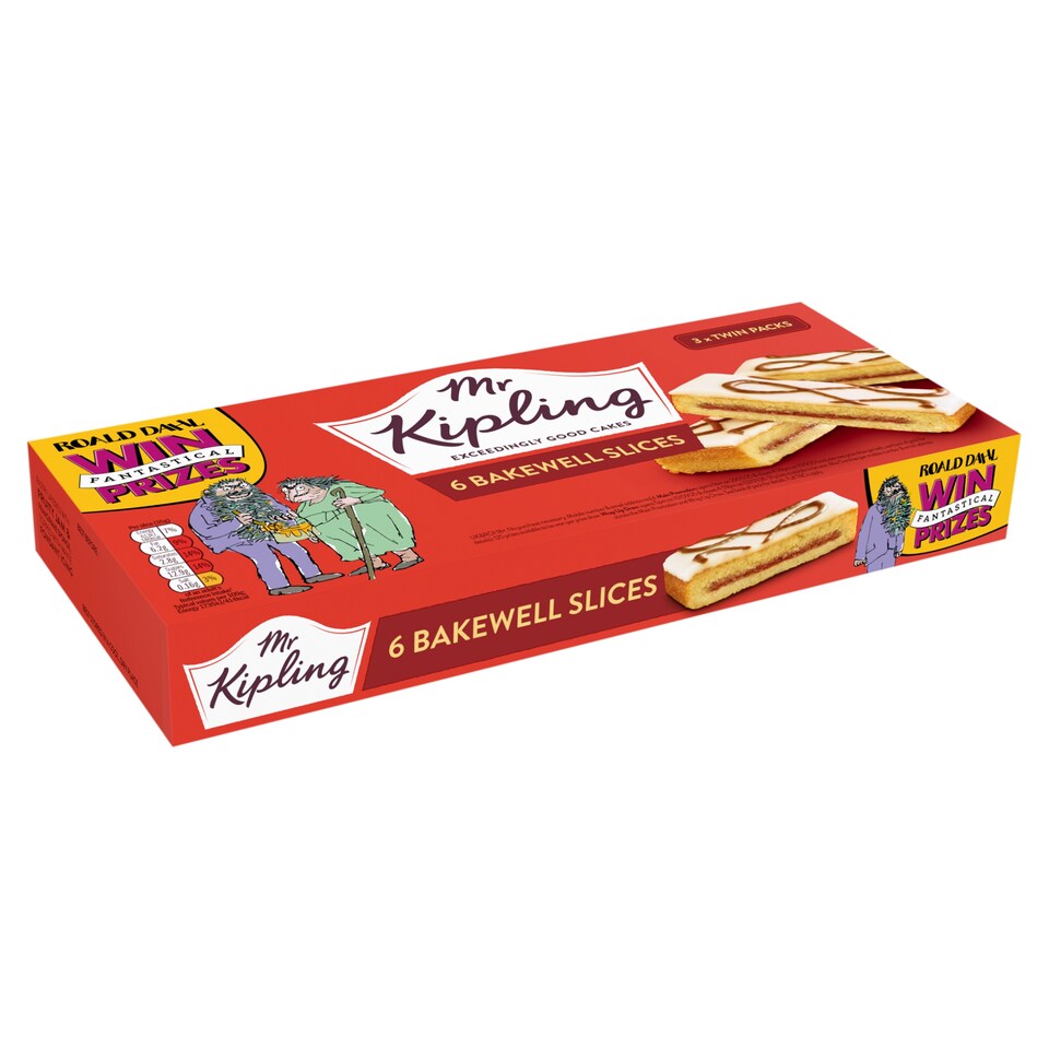 image 1 of Mr Kipling Bakewell Slices 6 Pack