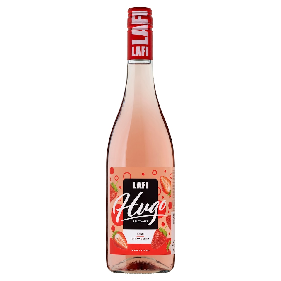 Lafi Hugo eper ízű szénsavas boralapú koktél 7% 0,75 l  1. kép